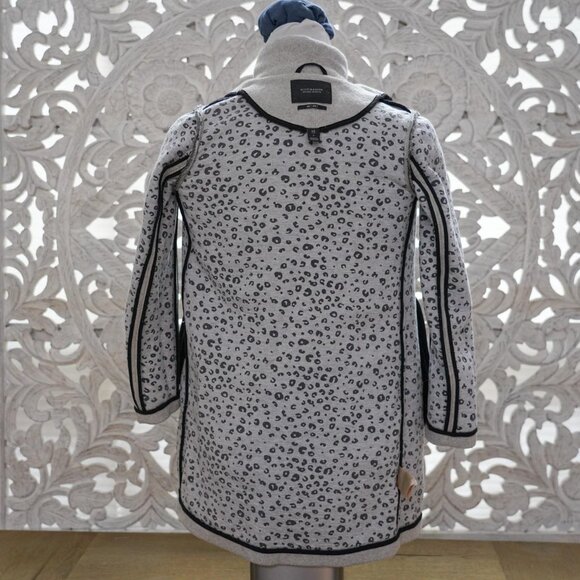 Scotch & Soda Reversible Grey Wool Blend Coat Jacket Men's Small Sleek & Edgy - Picture 8 of 11